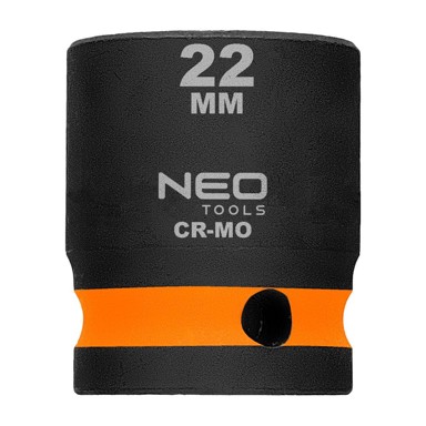 NEO TOOLS Cr-Mo Udarna nasadna glava, 1/2", 22 x 38 mm